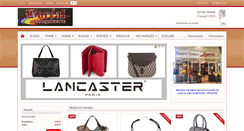 Desktop Screenshot of boreal-maroquinerie.com