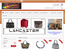 Tablet Screenshot of boreal-maroquinerie.com